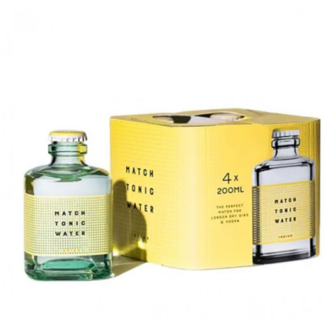 MATCH TONIC WATER INDIAN 4 x 200ML - COMPAGNIA DEI CARAIBI